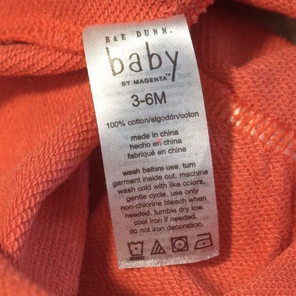 Rae Dunn Baby Rose Overall Dress with “Happy Fall Y’all” Girl’s 3-6 Months - Picture 5 of 5